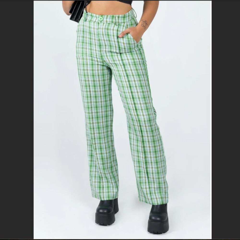 NWT Princess Polly Wiluna Pants Green